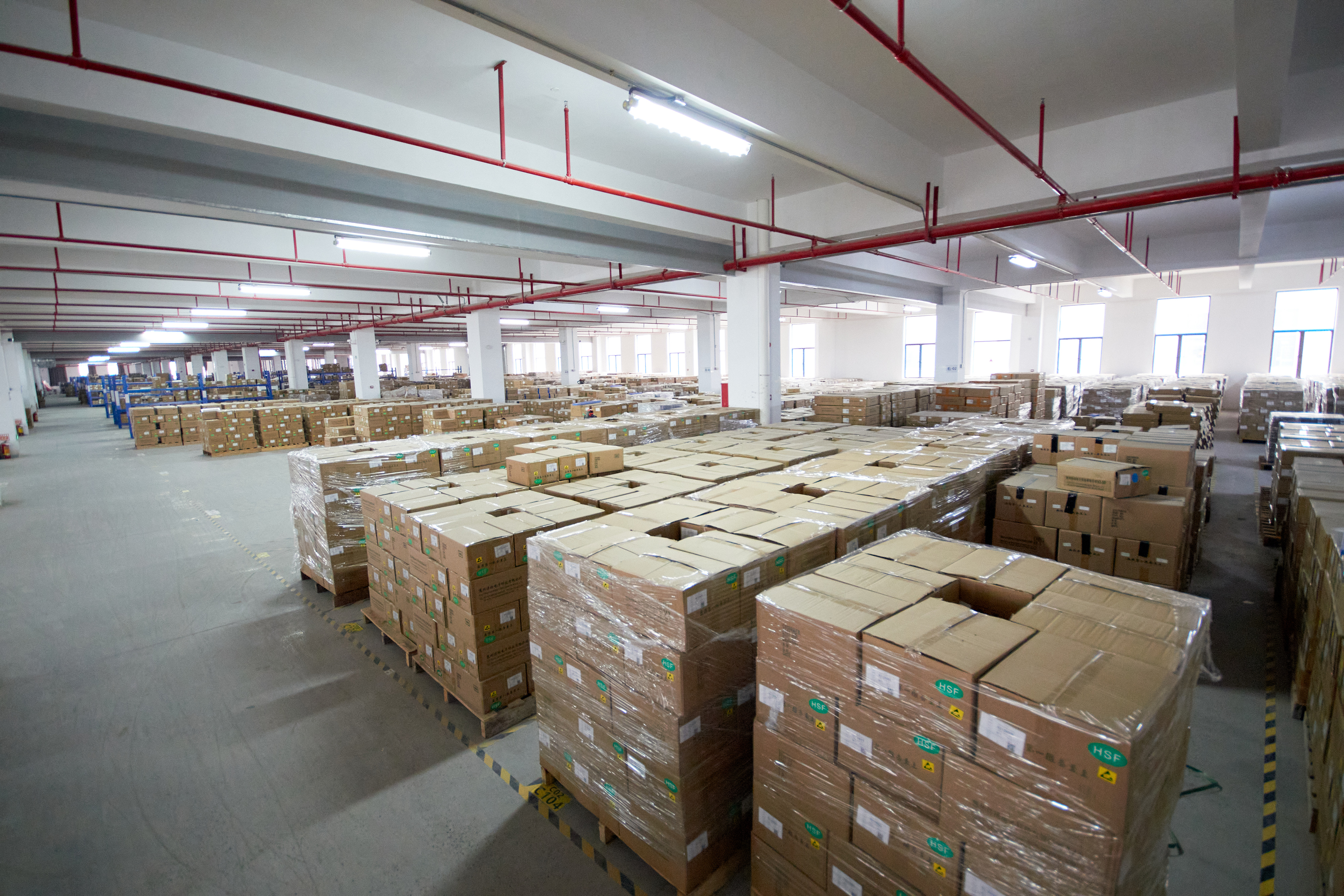 Packaging and outbound area